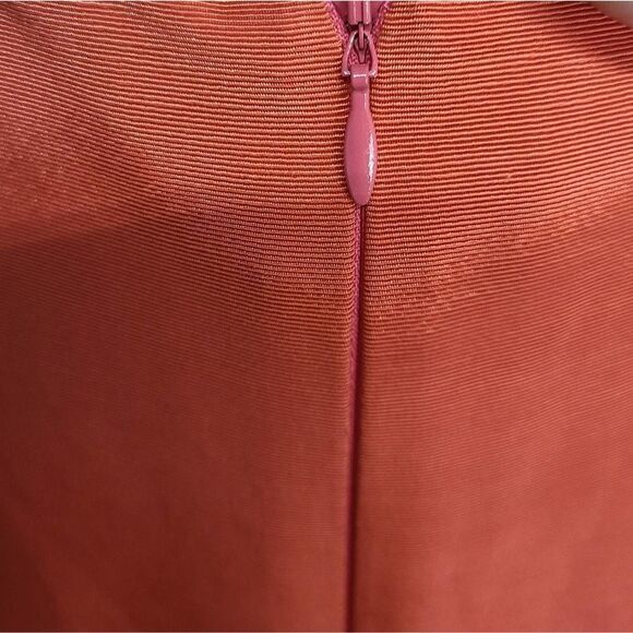 Virginia Taylor Salmon A-line Embroidered Sleeveless Dress Size 6 - Picture 3 of 7